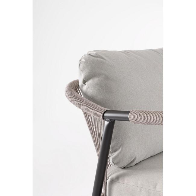 MIRAVET ezüst alumínium kerti garnitúra