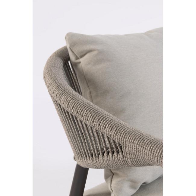 MILLOR ezüst alumínium kerti garnitúra