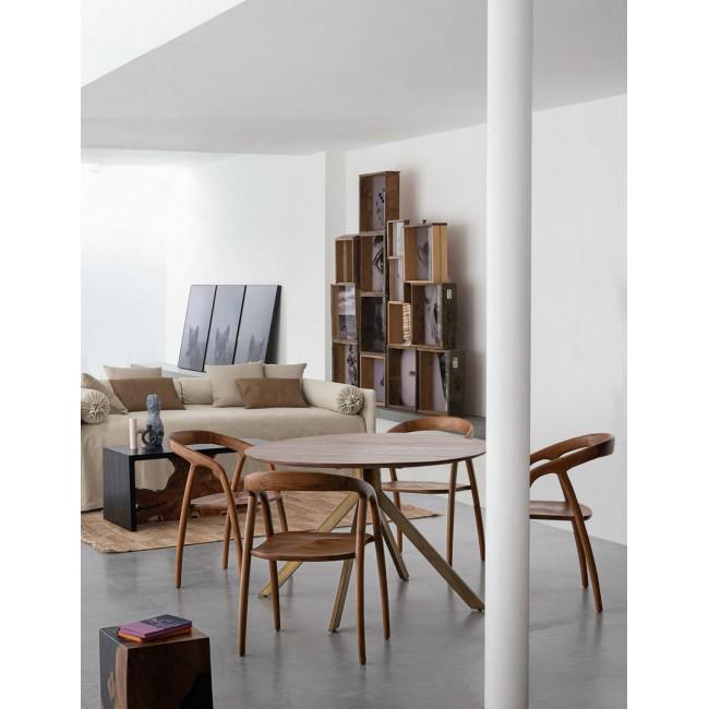 SHERWOOD barna tikfa dohányzóasztal