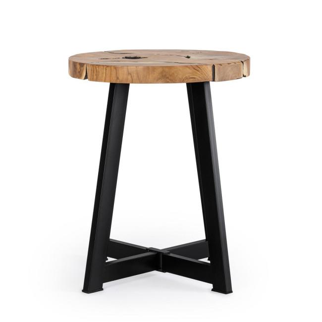 ELWOOD barna tikfa dohányzóasztal