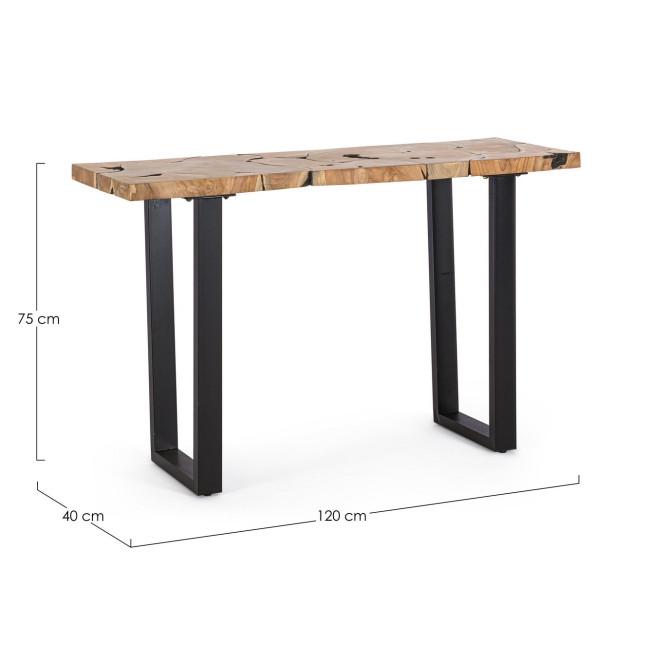 ELWOOD barna tikfa konzolasztal