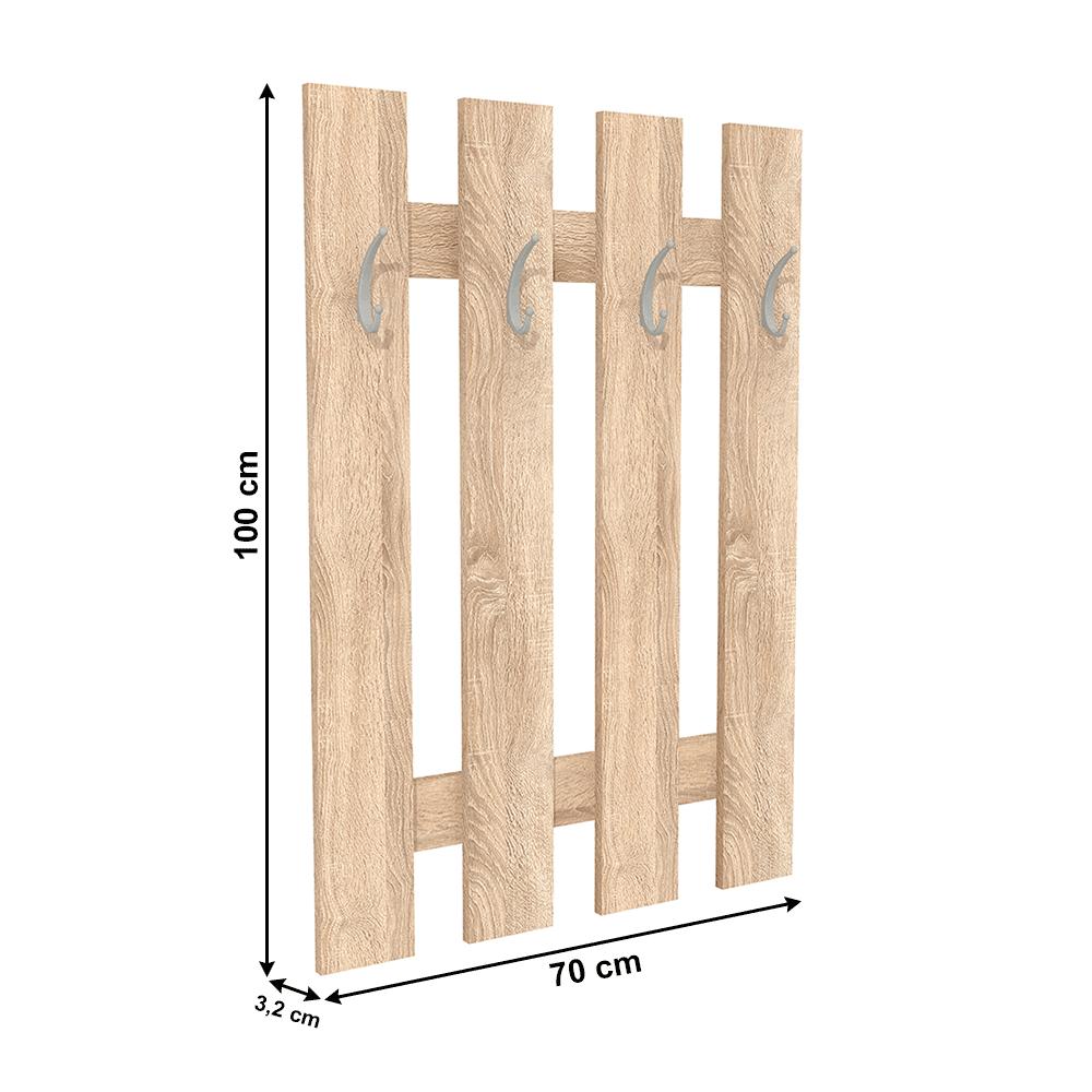 KORADO sonoma tölgy barna mdf fogas