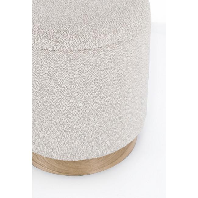 ZOYA ezüst buklé puff