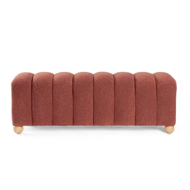 ZORA piros buklé ülőpad