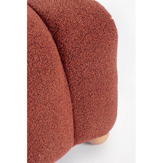 ZORA piros buklé ülőpad