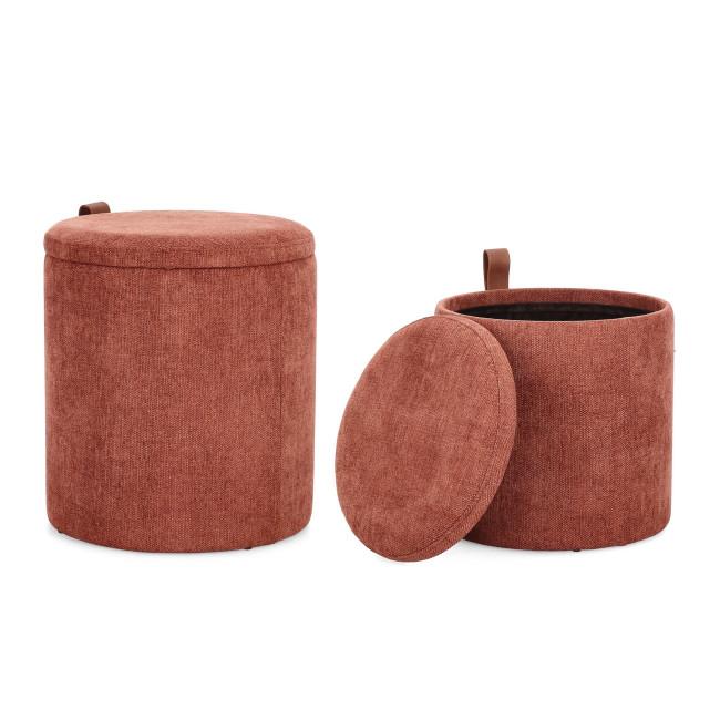 KATIA piros szövet puff