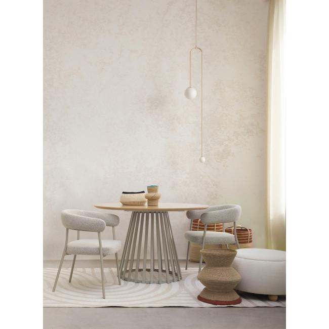 CILLIAN ezüst fa étkezőasztal