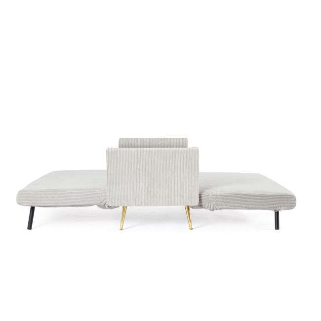 CHICAGO bézs bársony kanapéágy