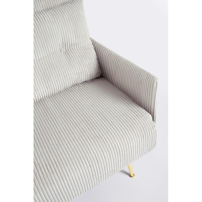 CHICAGO bézs bársony kanapéágy