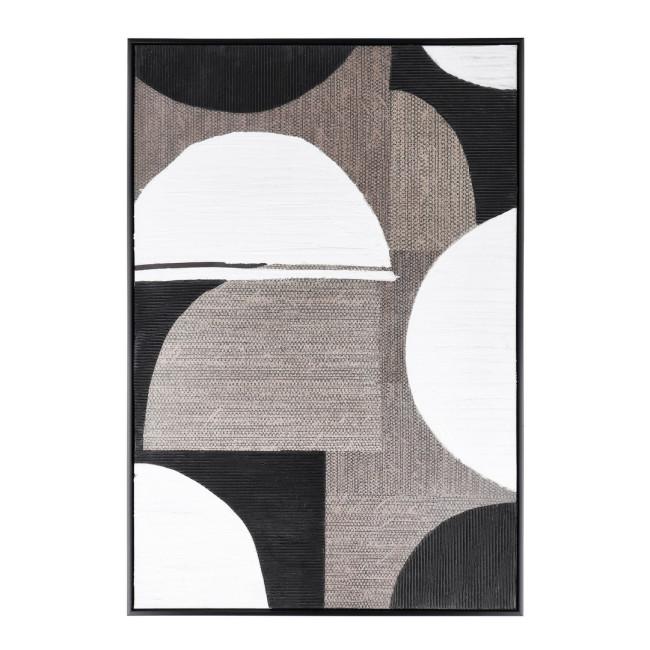 FABRIC ezüst vászon festmény