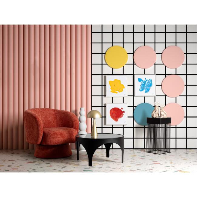 JULIENNE piros szövet fotel