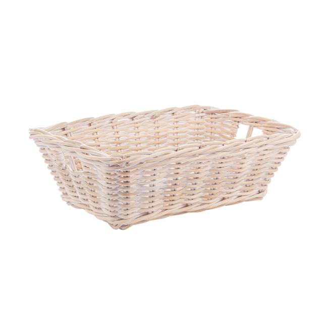 NARRA bézs rattan kosár