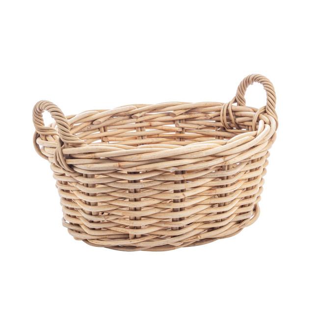 MALANG bézs rattan kosár
