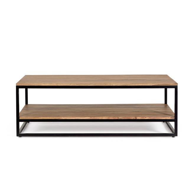 NARTAN taupe fa dohányzóasztal