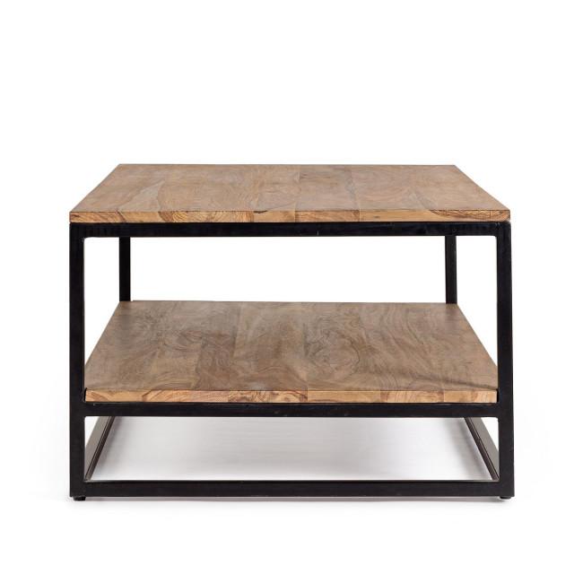 NARTAN taupe fa dohányzóasztal