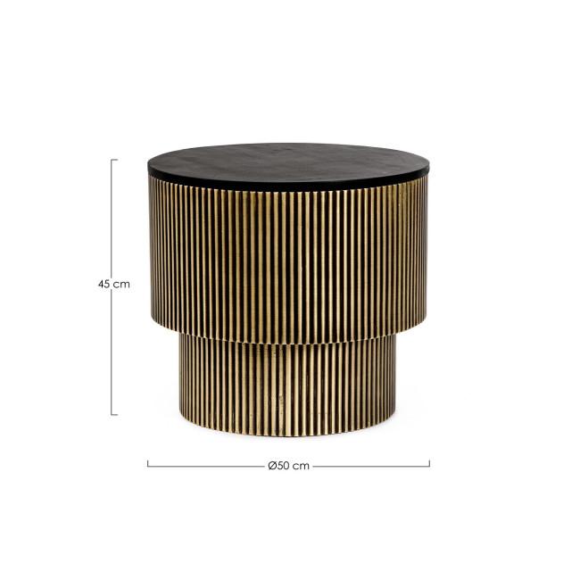 VIRAT arany fa dohányzóasztal