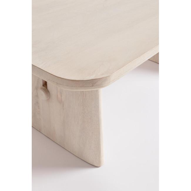 ELISHEVA bézs fa dohányzóasztal