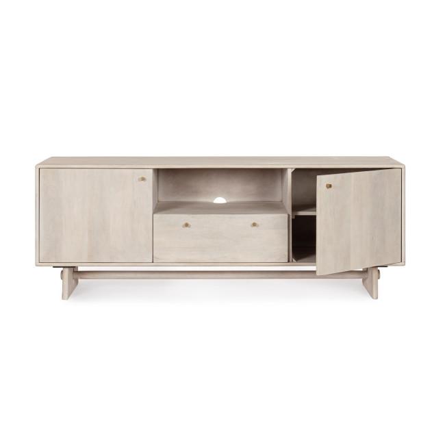 ELISHEVA bézs fa tv szekrény