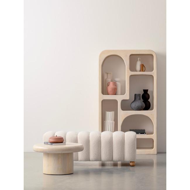 CAIRO bézs fa könyvespolc