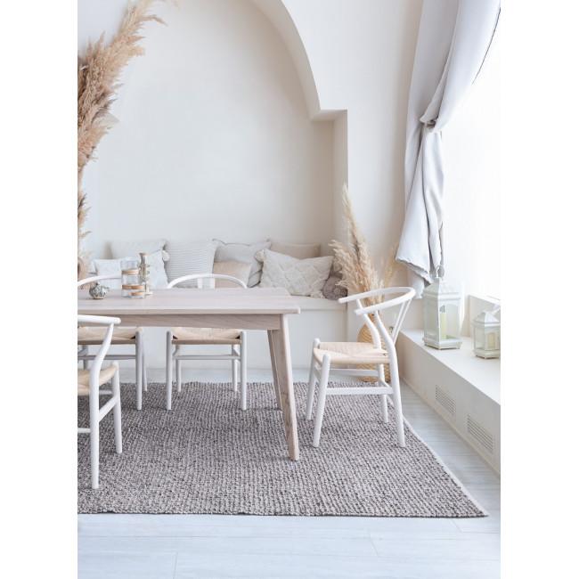 SAHANA bézs fa étkezőasztal