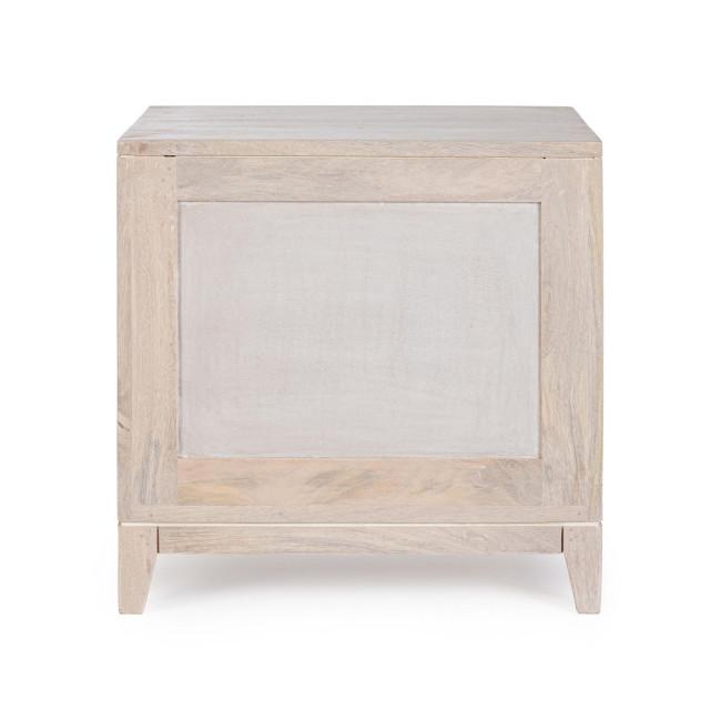 ARCHITA bézs fa éjjeliszekrény