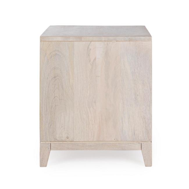 ARCHITA bézs fa éjjeliszekrény