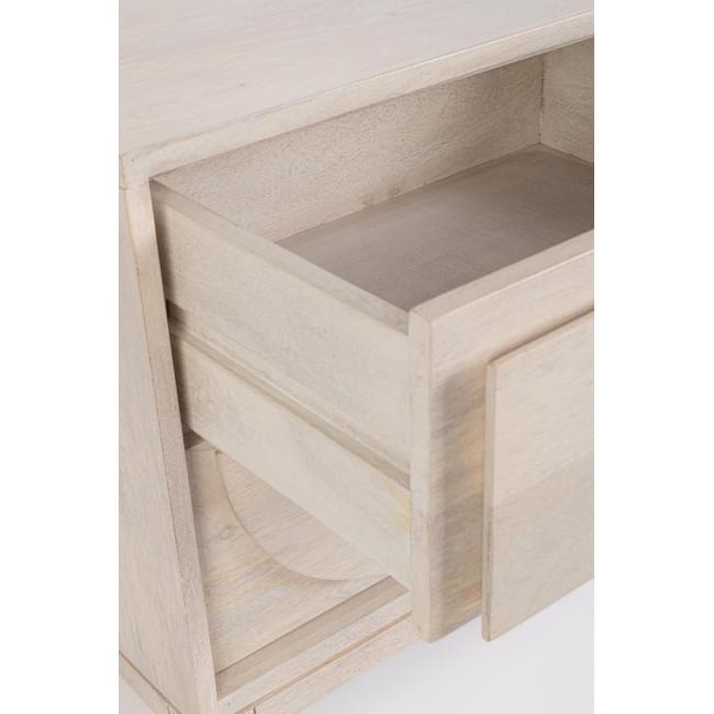 ARCHITA bézs fa éjjeliszekrény