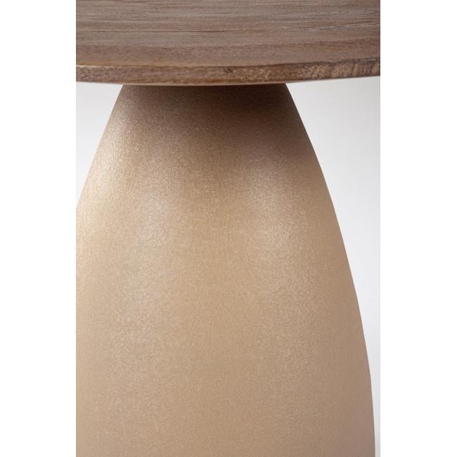 STANLEY bézs fa dohányzóasztal