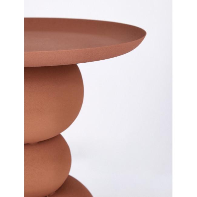 ALPA terrakotta acél dohányzóasztal