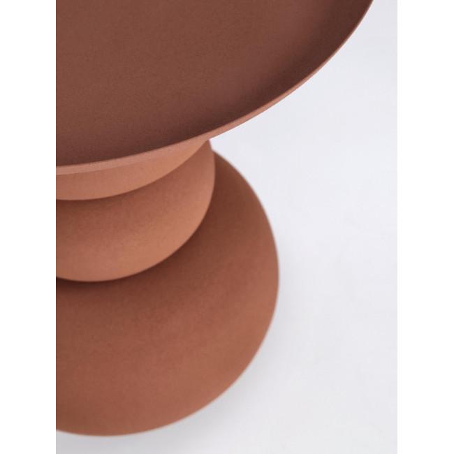 ALPA terrakotta acél dohányzóasztal