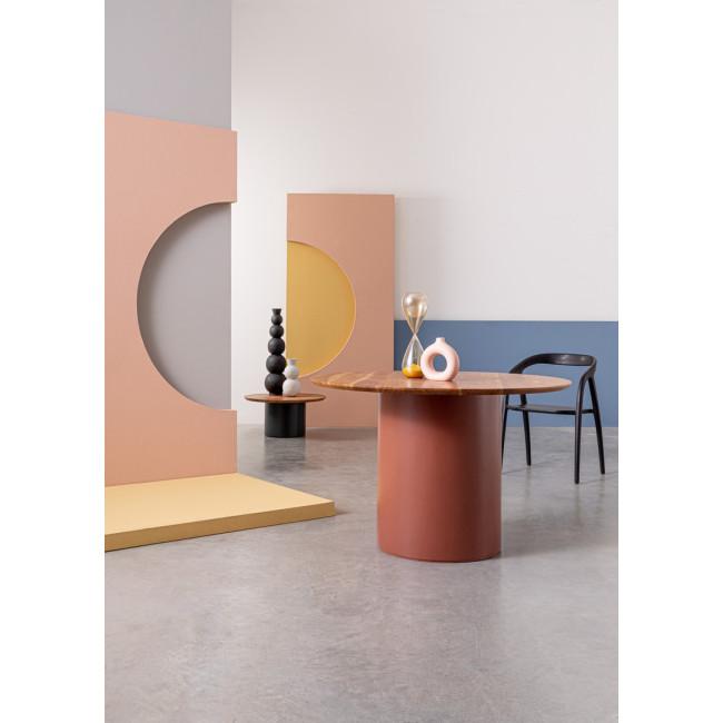 OJAS piros fa étkezőasztal