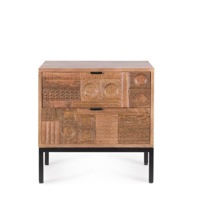 KINDIA taupe fa éjjeliszekrény