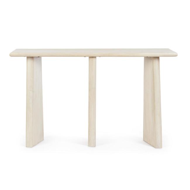 ZACATECAS bézs fa konzolasztal