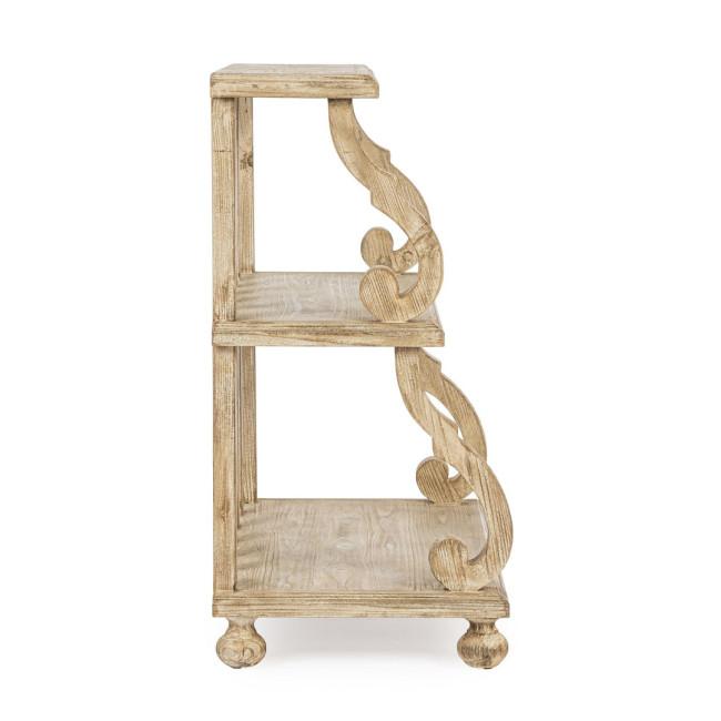 MAGRET bézs fenyőfa könyvespolc