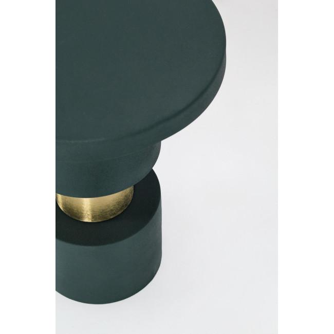 MITUI türkiz fém dohányzóasztal