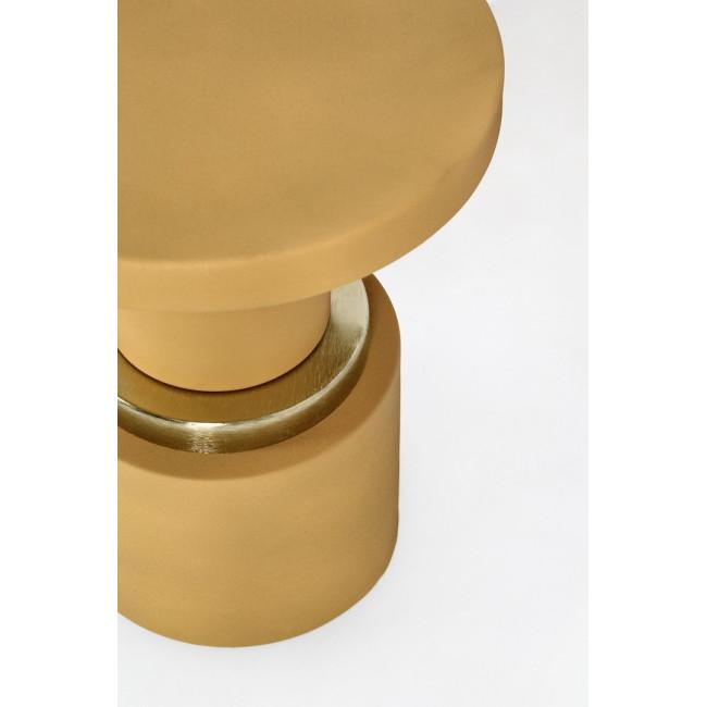 MUDIT sárga fém dohányzóasztal