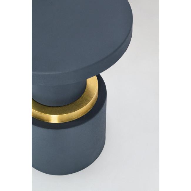 MUDIT kék fém dohányzóasztal