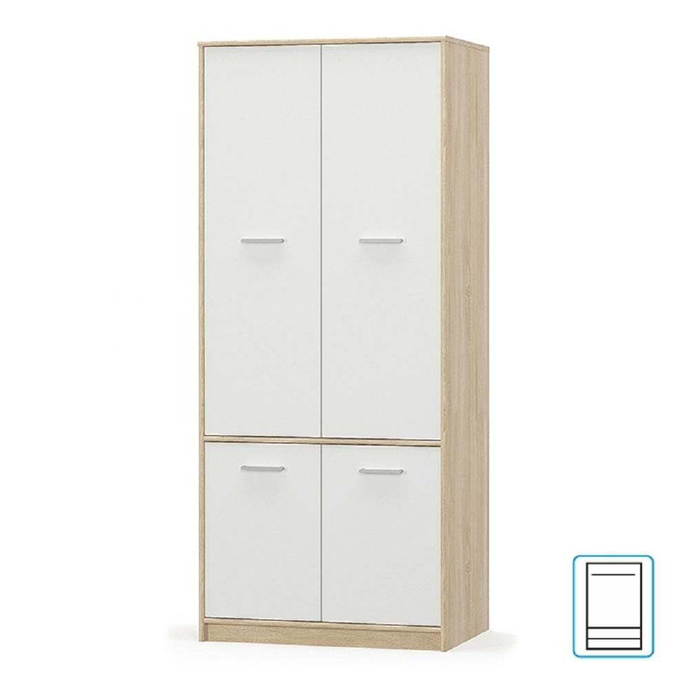 TEYO fehér mdf szekrény