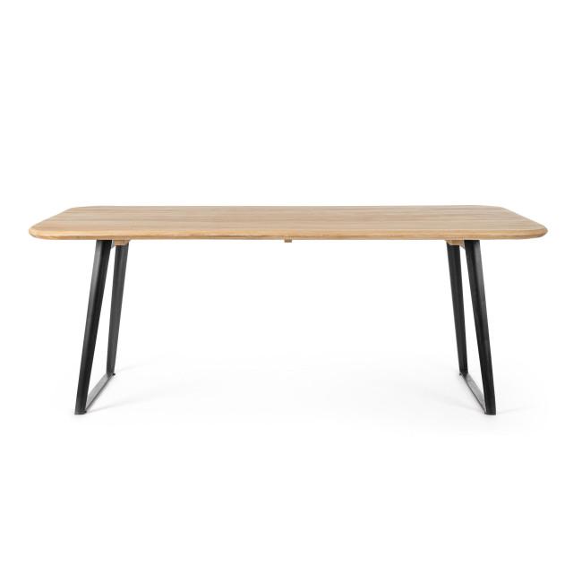 NASHIK bézs fa étkezőasztal