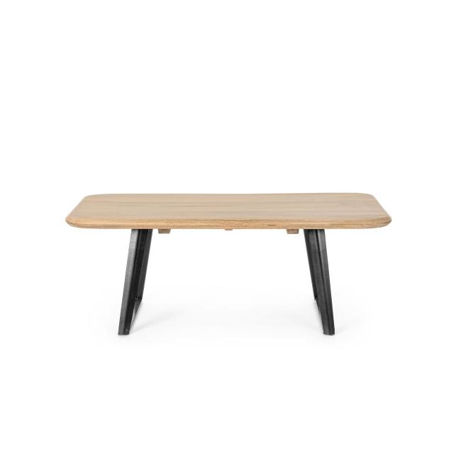 NASHIK bézs fa dohányzóasztal