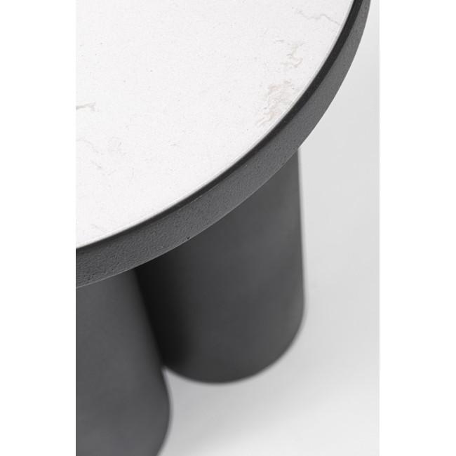 RONDEL fekete fém dohányzóasztal