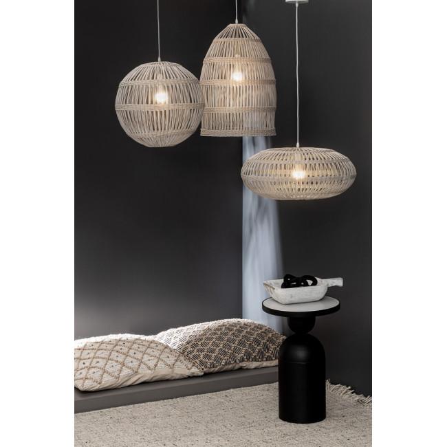 RONDEL fekete fém dohányzóasztal