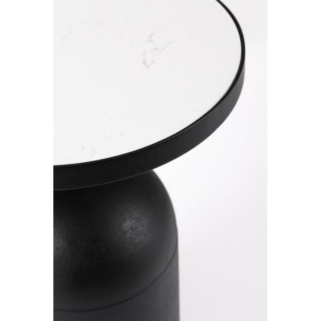 RONDEL fekete fém dohányzóasztal