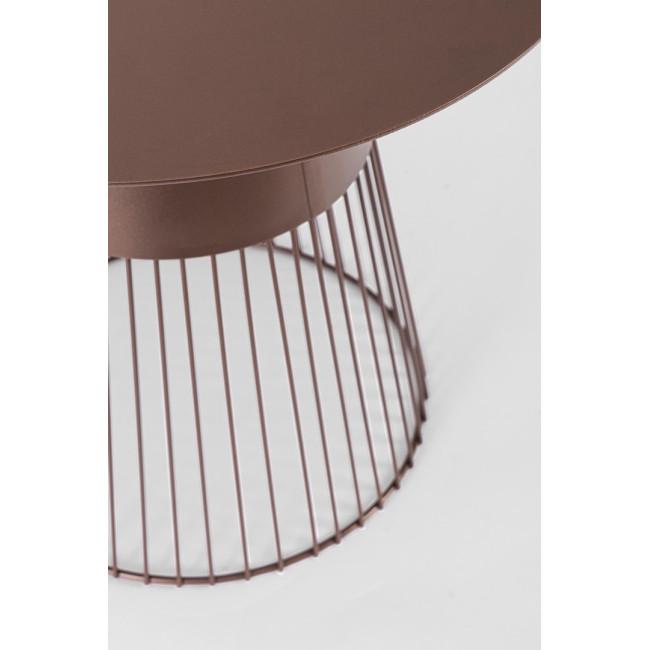 GODRIC bronz fém dohányzóasztal