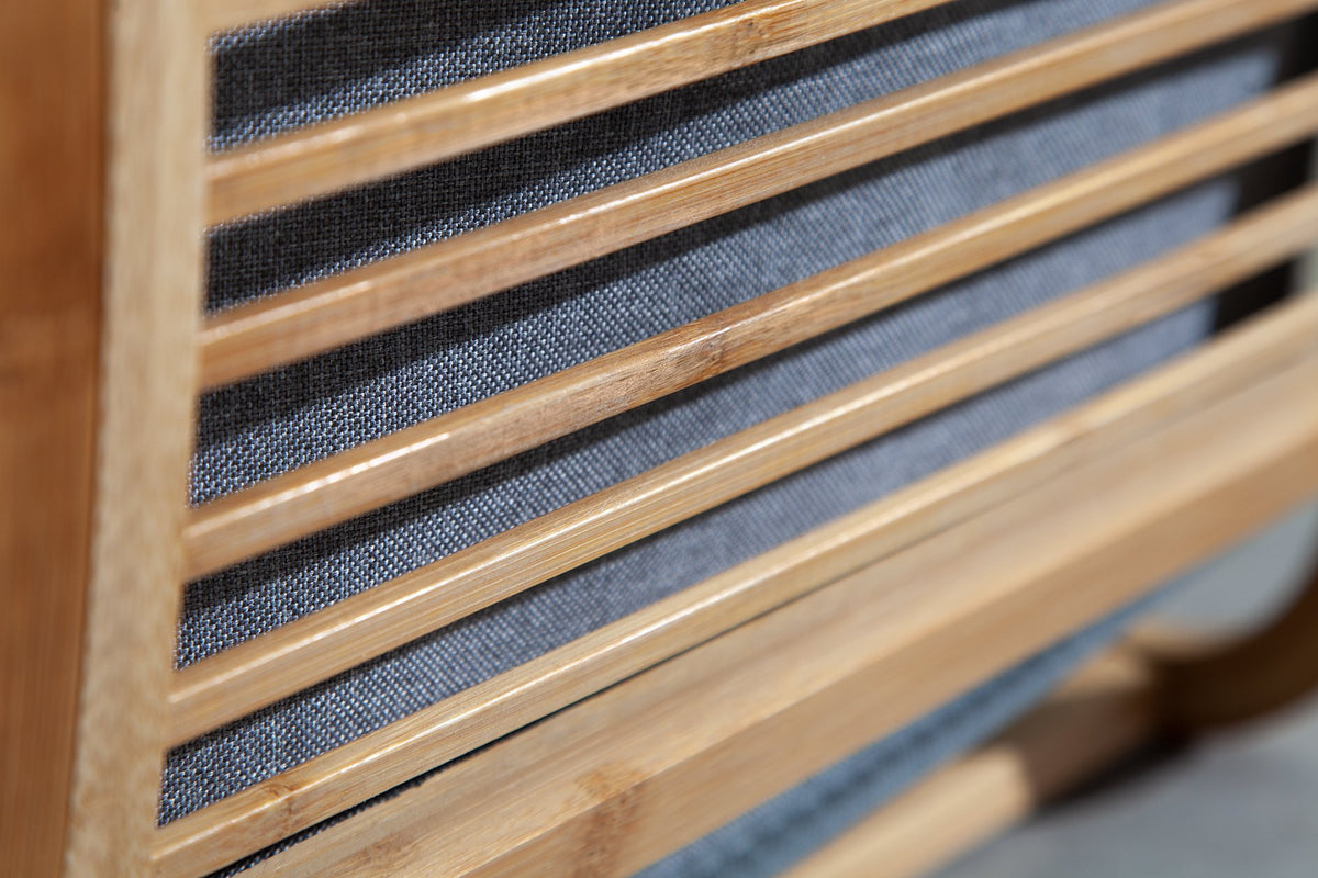 BAMBOO SPA barna bambusz szennyeskosár