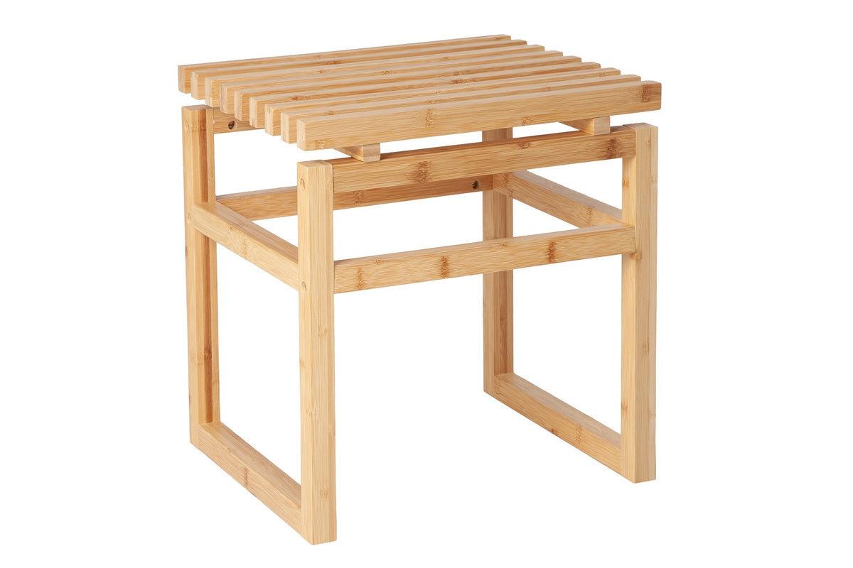 BAMBOO SPA barna bambusz hokedli