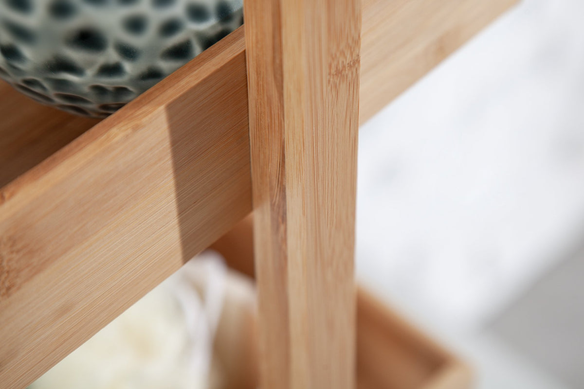 BAMBOO SPA barna bambusz fürdőszoba szekrény