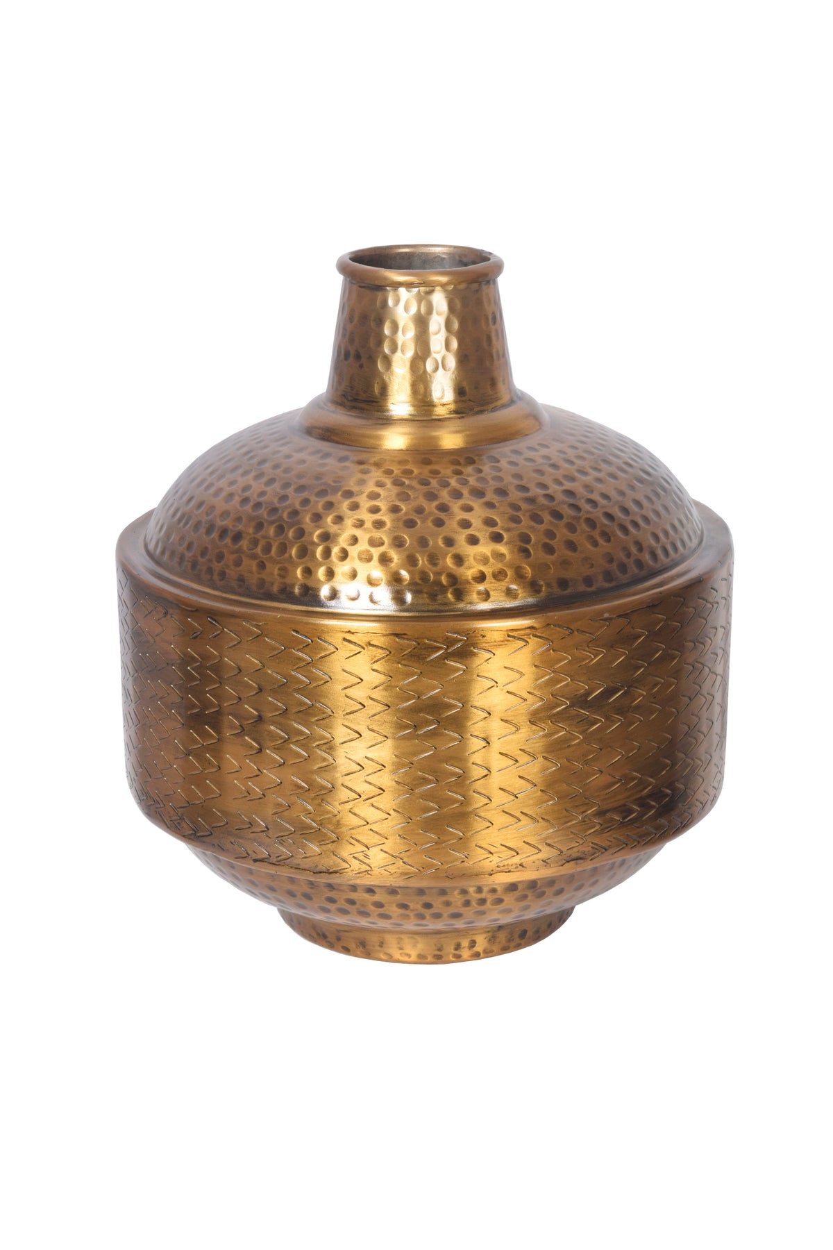 COPPER bronz alumínium váza
