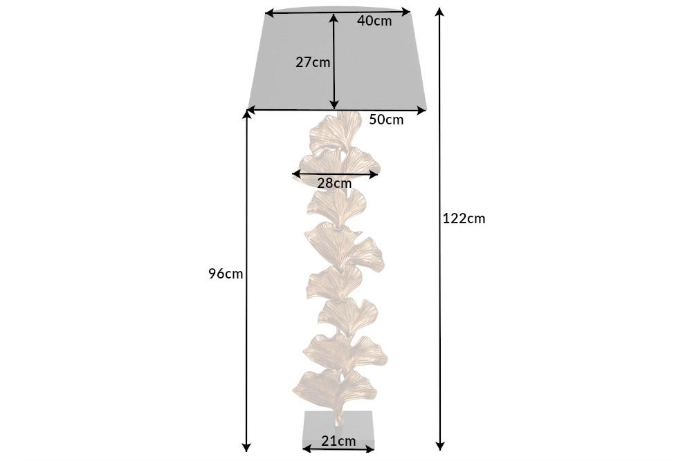 GINKGO arany alumínium állólámpa