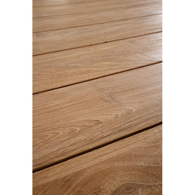 ZORRITOS bézs tikfa étkezőasztal